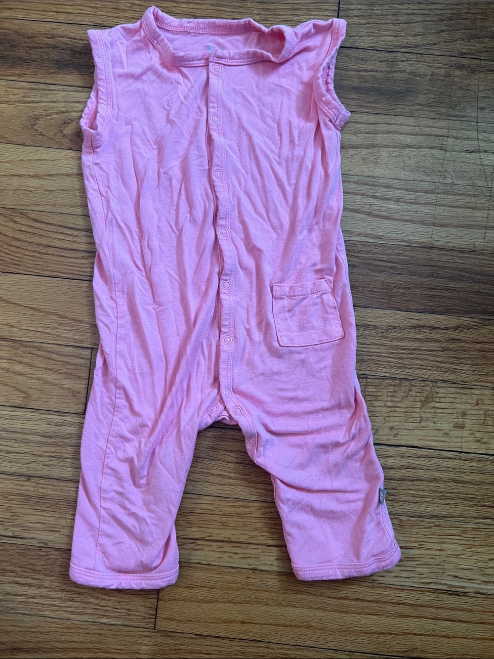 Kyte BABY Pink Sleeveless One-Piece Romper